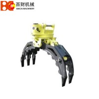 Hyundai R140 Excavator hydraulic clamp grab bucket