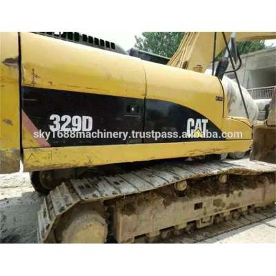 Used 329D caterpillar hydraulic crawler excavator/ original condition for sale