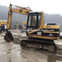 used excavator cat 312b Digger Excavator Machines  second hand excavator cat 312B with free spare paerts for sale